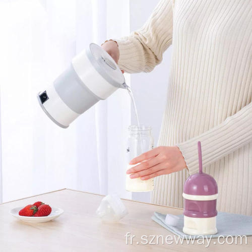 Kettle d&#39;eau électrique portable pliante de l&#39;élément de vie